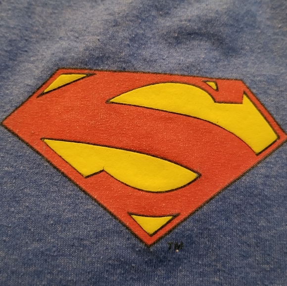 JUSTICE LEAGUE BOYS MEDIUM BLUE T-SHIRT - Picture 12 of 15